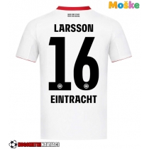 Moške Nogometnih dresov Eintracht Frankfurt Hugo Larsson #16 Gostujoči 2025-26 Kratki rokavi